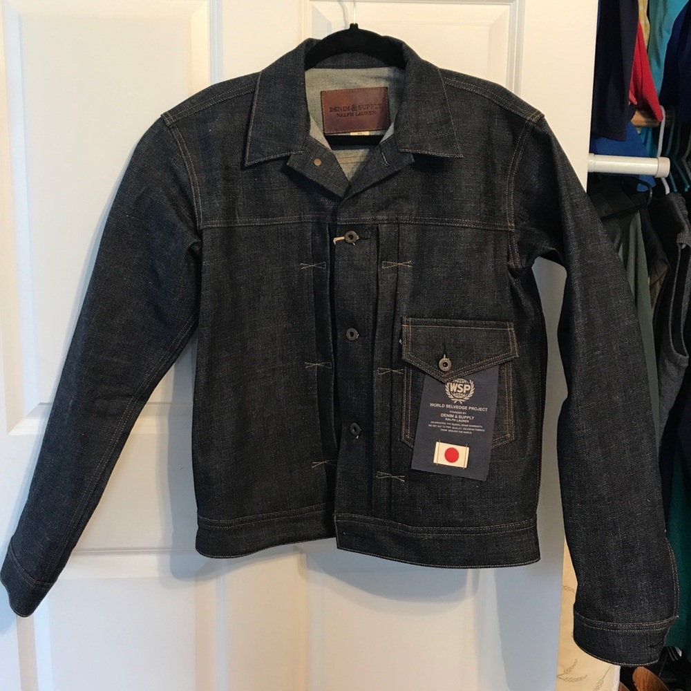 Dark Selvedge Demin Jacket Ralph Lauren - UNWORN